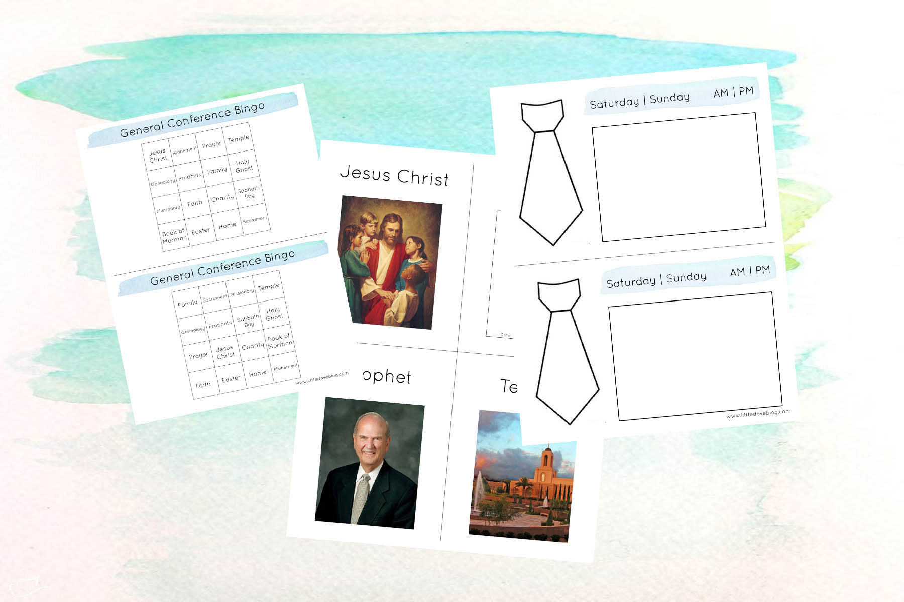 Lds General Conference Printables For Kids - Little Dove Blog