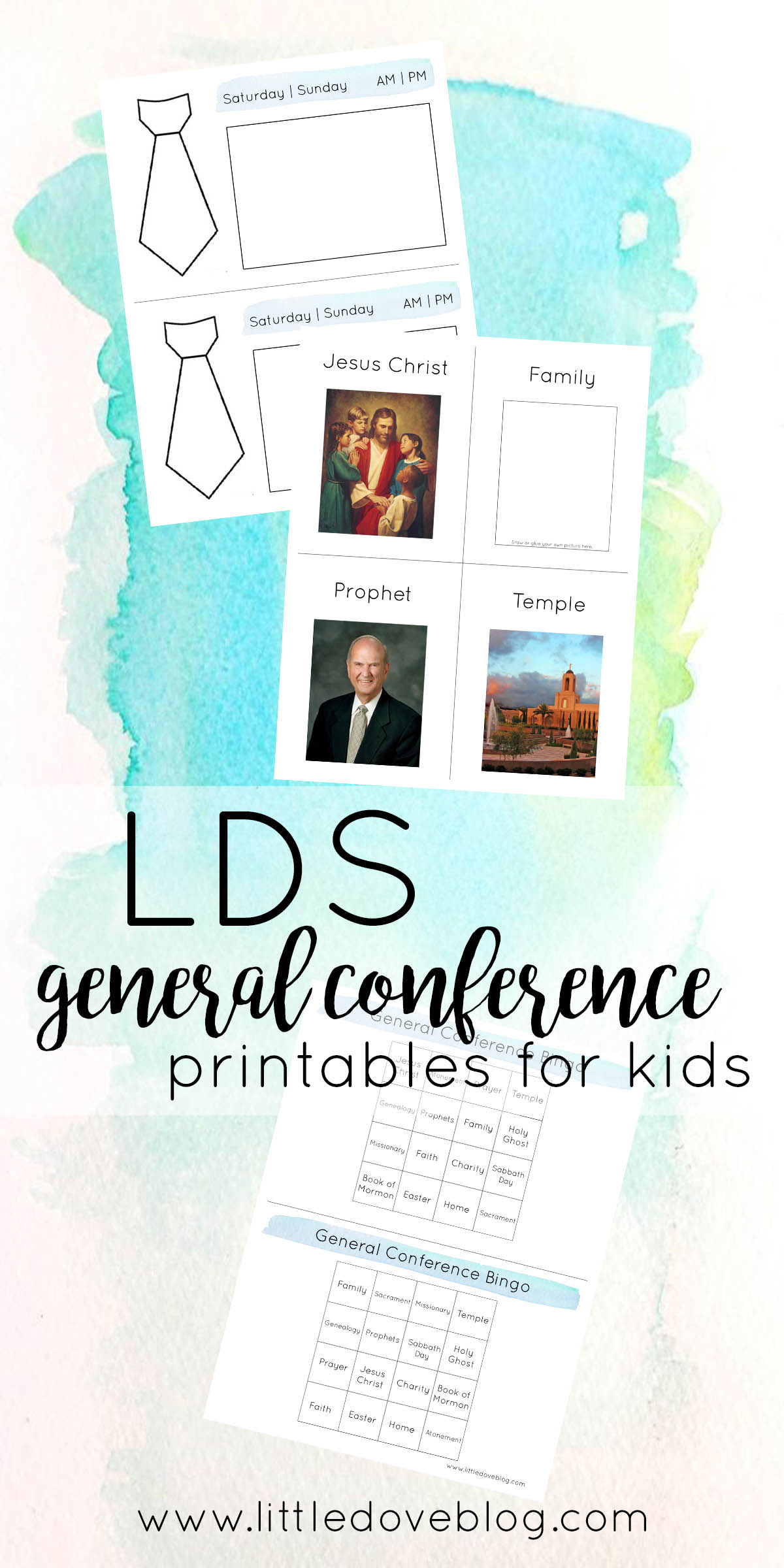 Lds General Conference Printables For Kids - Little Dove Blog