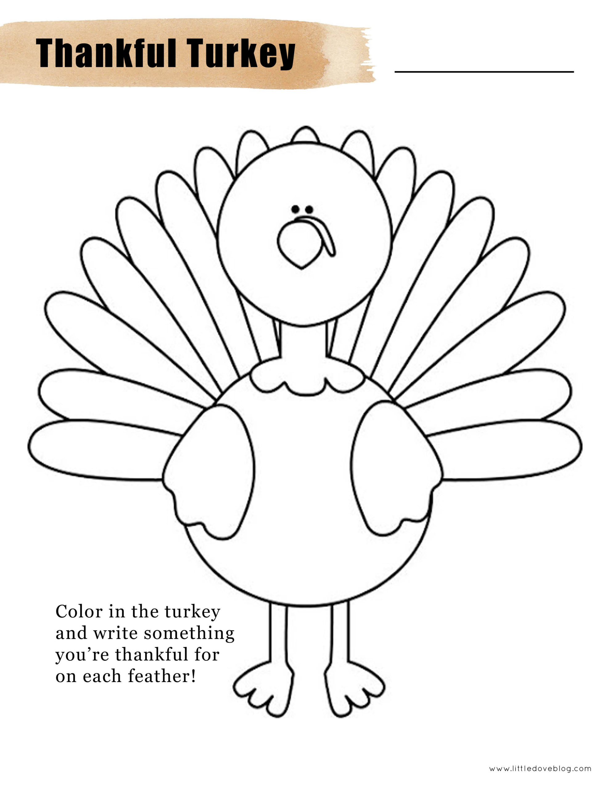 Thanksgiving worksheets for elementary students - Little Dove Blog